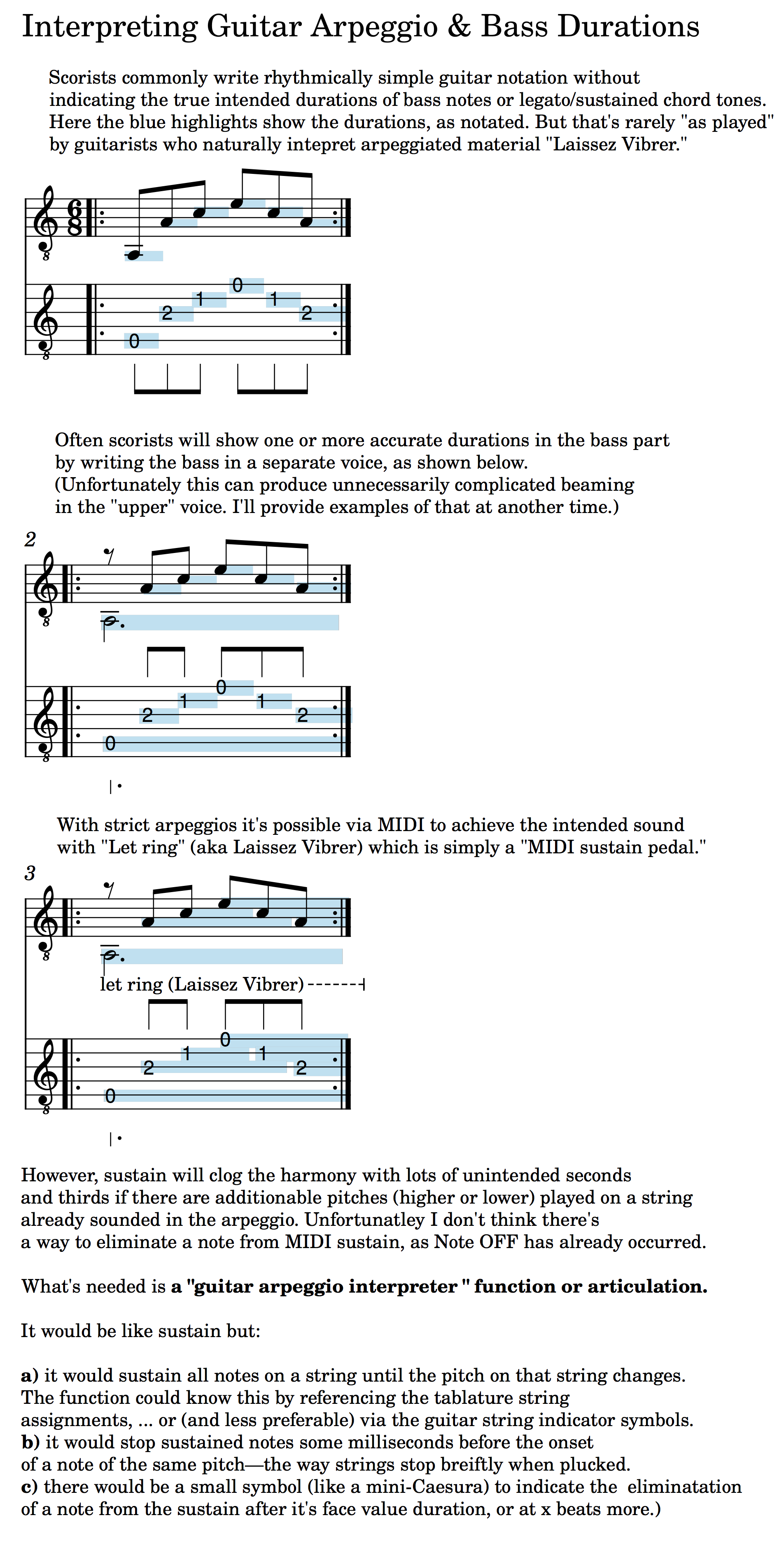 Guitar Laissez Vibrer playback interpreter MuseScore